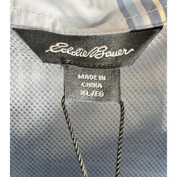 Eddie Bauer Shirt Women's Button Down Short Sleeve Adventure UPF50 Blue XL - Picture 2 of 11